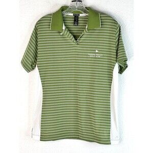 PAGE & TUTTLE Fourche Valley WOMEN'S GOLF POLO Cool Swing Size Large Side Panels